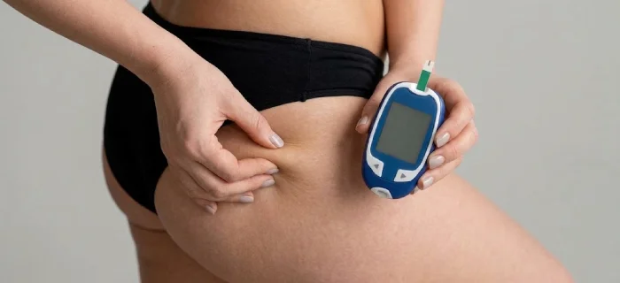 Plastic surgeon reviewing a patient's health history to see if she can get a BBL with diabetes